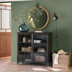 Atmosphera Bol Fles Vaas - Blauw Transparant - Glas - H33 X D32 Cm -Merkloos Winkel 162820945abe4ec5bc46eb580508e401