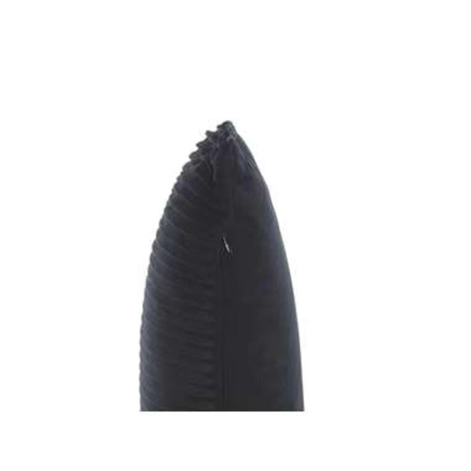 Beliani Sierkussen GUDARI - Zwart Polyester 6 Beliani Sierkussen GUDARI - Zwart Polyester - Afbeelding 4