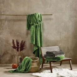 De Witte Lietaer Fleece 'deken Cosy - 150 X 200 Cm - Cactus -Merkloos Winkel 1874265539 0101