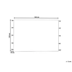 Beliani Plaid KHANDWA - Beige Katoen -Merkloos Winkel 18b69aba89ef4d008b64e298248b4811