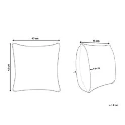 Beliani Sierkussen HOWEA - Beige Katoen 8 Beliani Sierkussen HOWEA - Beige Katoen -Merkloos Winkel 1cdf83b26e174729bd5aaa1a5d11ddf8 2