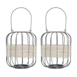 Items Lantaarn - Kaarshouder - Metaal Met Rotan - Zwart - 23 Cm 9 Items Lantaarn - Kaarshouder - Metaal Met Rotan - Zwart - 23 Cm -Merkloos Winkel 1da717f3beb44473a7541e10752e56e3