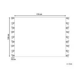 Beliani Plaid THAPREK - Beige Acryl -Merkloos Winkel 22feaf7d0aa543f3b0a6179e705f505d