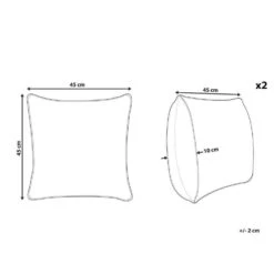 Beliani Sierkussen SILYBUM - Roze Fluweel -Merkloos Winkel 27e0bab6e239444696c7ae1c5bcb8be9