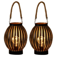 Bellatio Design Lantaarn - Zwart Met Goud - Timer - LED - 22 X 16 Cm -Merkloos Winkel 2ada2c2bed074ddcbdf1251a74af23a8