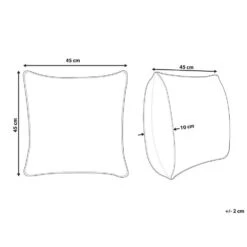 Beliani Sierkussen VITIS - Oranje Katoen -Merkloos Winkel 2b6623a30d0b41e5a88590a973b660ca 1