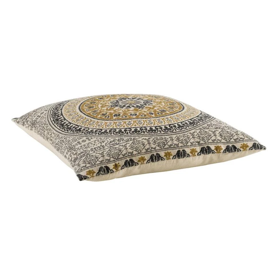 Woonkussen Fatima - Oker - 60x60 Cm 5 Woonkussen Fatima - Oker - 60x60 Cm - Afbeelding 3
