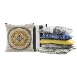 Woonkussen Fatima - Oker - 60x60 Cm 9 Woonkussen Fatima - Oker - 60x60 Cm -Merkloos Winkel 34101839 4050