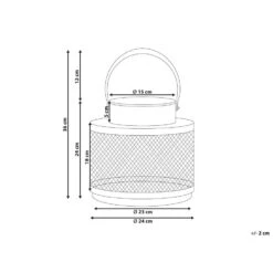 Beliani Windlichtzuilen YAMDENA - Zwart Ijzer 8 Beliani Windlichtzuilen YAMDENA - Zwart Ijzer -Merkloos Winkel 3c6d74460b6e45d49256693b0bbcc6e1