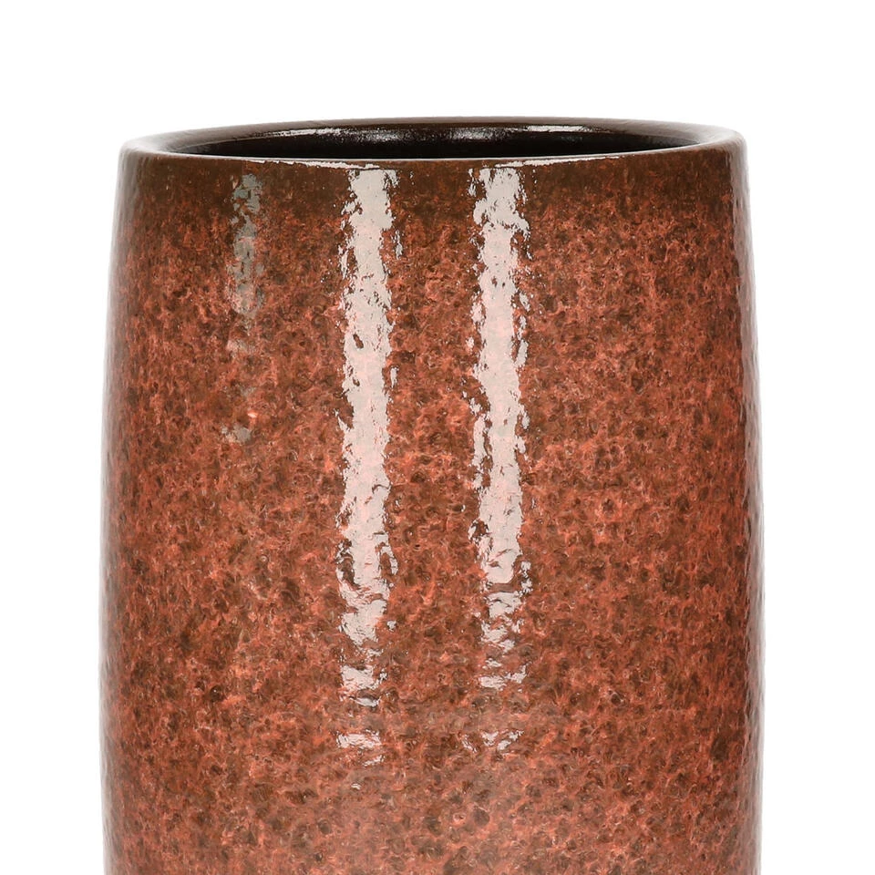 Floran Vaas Mandy - Oud Roze Met Flakes - Keramiek - 19 X 30 Cm 4 Floran Vaas Mandy - Oud Roze Met Flakes - Keramiek - 19 X 30 Cm - Afbeelding 2