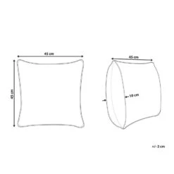 Beliani Sierkussen MARULA - Geel Fluweel 8 Beliani Sierkussen MARULA - Geel Fluweel -Merkloos Winkel 41071f67bda94a0086d15c64c62384ba