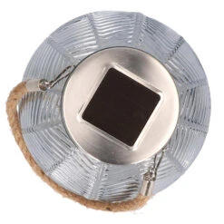 Anna's Collection Lantaarn - Solar - Grijs - Glas - 16 Cm -Merkloos Winkel 4273b6b8634a43c3a627bd9620f19ae6