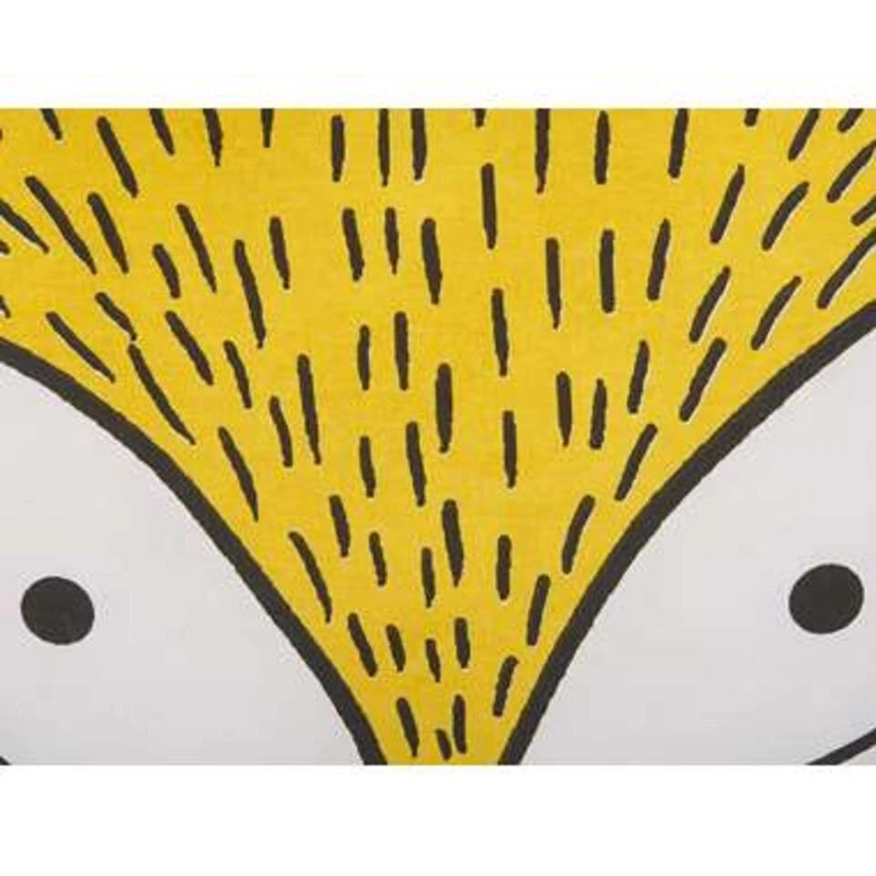 Beliani Sierkussen VADODARA - Geel Katoen 5 Beliani Sierkussen VADODARA - Geel Katoen - Afbeelding 3