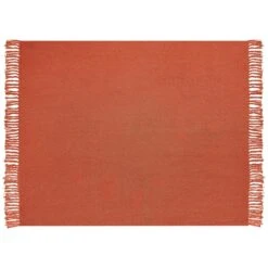 Beliani Plaid YARSA - Rood Katoen -Merkloos Winkel 5383a5f0483445348862cfd8529cee77