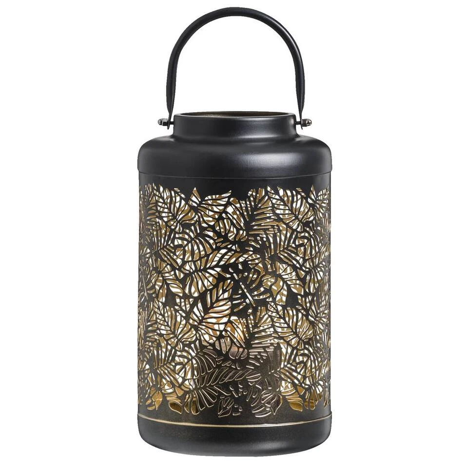 Lantaarn Eli - Zwart - 27xØ15,8 Cm 4 Lantaarn Eli - Zwart - 27xØ15,8 Cm - Afbeelding 2