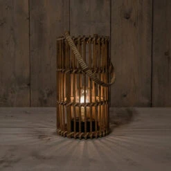 Anna's Collection Lantaarn - Solar - Bamboe - Bruin - 32 Cm -Merkloos Winkel 64cd9717e34d4c7c9d7d5bd06f2d480e