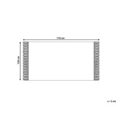 Beliani Plaid NAIKHU - Rood Katoen, Acryl -Merkloos Winkel 65535e1f48734a838bb805057cda1ee6 1