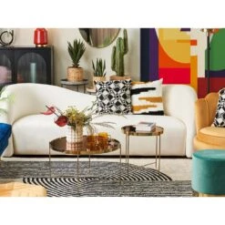 Beliani Sierkussen KOTURE - Zwart/Wit Katoen 9 Beliani Sierkussen KOTURE - Zwart/Wit Katoen -Merkloos Winkel 6da710f972ed4609a1757c23eafa3ebc