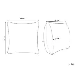 Beliani Sierkussen PILEA - Beige Polyester 8 Beliani Sierkussen PILEA - Beige Polyester -Merkloos Winkel 6ea02b49a7a34a1a9da8fe94ef4f6ad3