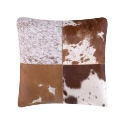 Beliani Sierkussen MARADY - Bruin Leer, Katoen -Merkloos Winkel 72f8f51754204a57841d38131e7ffa51