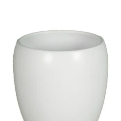 Floran Vaas - Wit - Glanzend - Keramiek - 16 X 19 Cm -Merkloos Winkel 737d2f4c502149068d868db77ce98c28