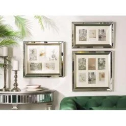 Beliani Fotolijst MAKENI - Zilver Glas 9 Beliani Fotolijst MAKENI - Zilver Glas -Merkloos Winkel 7836212e0df24d09a1b735fe693c5868