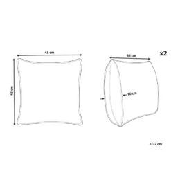 Beliani Sierkussen YUZURI - Groen Fluweel -Merkloos Winkel 7c244e71f976489da9966ec4631464f5