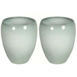 Floran Vaas - Misty Groen - Glanzend - Keramiek - 20 X 23 Cm 6 Floran Vaas - Misty Groen - Glanzend - Keramiek - 20 X 23 Cm -Merkloos Winkel 82a9caab1c084f309a6f28e7c8ee53af 1