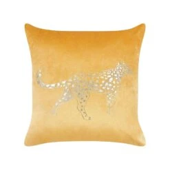 Beliani Sierkussen MARULA - Geel Fluweel 9 Beliani Sierkussen MARULA - Geel Fluweel -Merkloos Winkel 89c967d0bba341fcb01ec09d70686f84