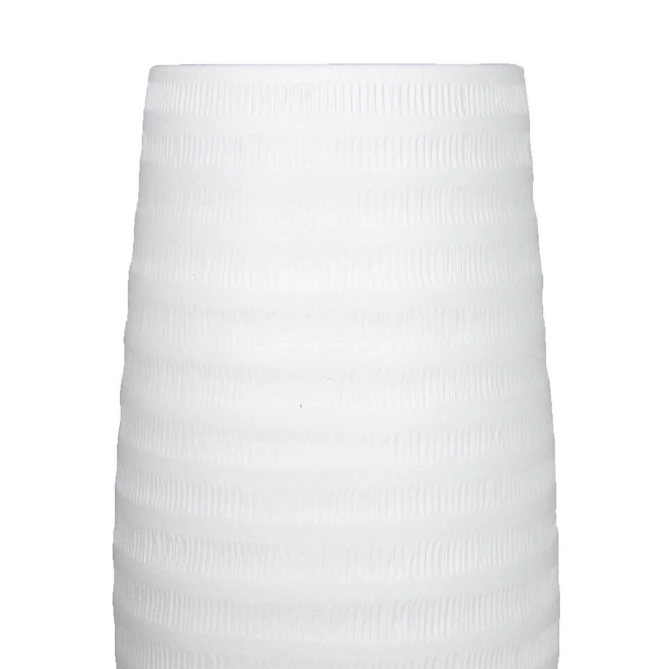 Floran Vaas - Wit - Mat - Keramiek - 22 X 40 Cm 4 Floran Vaas - Wit - Mat - Keramiek - 22 X 40 Cm - Afbeelding 2