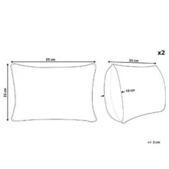 Beliani Sierkussen OCIMUM - Grijs Katoen 8 Beliani Sierkussen OCIMUM - Grijs Katoen -Merkloos Winkel 9a7f67569fce43d09d915aed8080d1ae 1