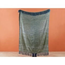 Beliani Plaid PAIRE - Blauw Acryl -Merkloos Winkel b0e196880e5043f1a0681b67caf349f3