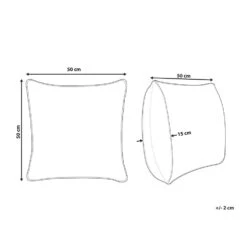 Beliani Sierkussen OUJDA - Goud Katoen -Merkloos Winkel bd0a9689ad71440f93756c1d6c31653b