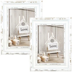 Zep Fotolijstje - Wit Met Ophangketting - Hout - Foto Van 13 X 18 Cm -Merkloos Winkel be5baf60aed34078a4bb4eeebc5c1769