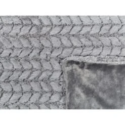 Beliani Plaid SARASWATI - Grijs Polyester -Merkloos Winkel db78b5a628b84ea09f34ee8aa9924b20