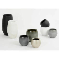 Mica Decorations Vaas - Keramiek - Creme Wit - 26 X 40 Cm -Merkloos Winkel dd0489dd434244f6baef3325882a81c0