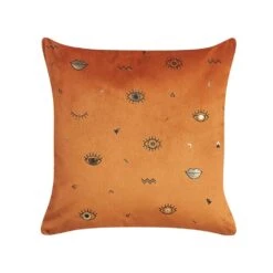 Beliani Sierkussen AEONIUM - Oranje Fluweel 9 Beliani Sierkussen AEONIUM - Oranje Fluweel -Merkloos Winkel e05b709417ff4da0ad13f96053174e22