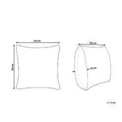 Beliani Sierkussen CHITTOOR - Zwart Katoen 8 Beliani Sierkussen CHITTOOR - Zwart Katoen -Merkloos Winkel ecec087c43e54645a05731f4db095932