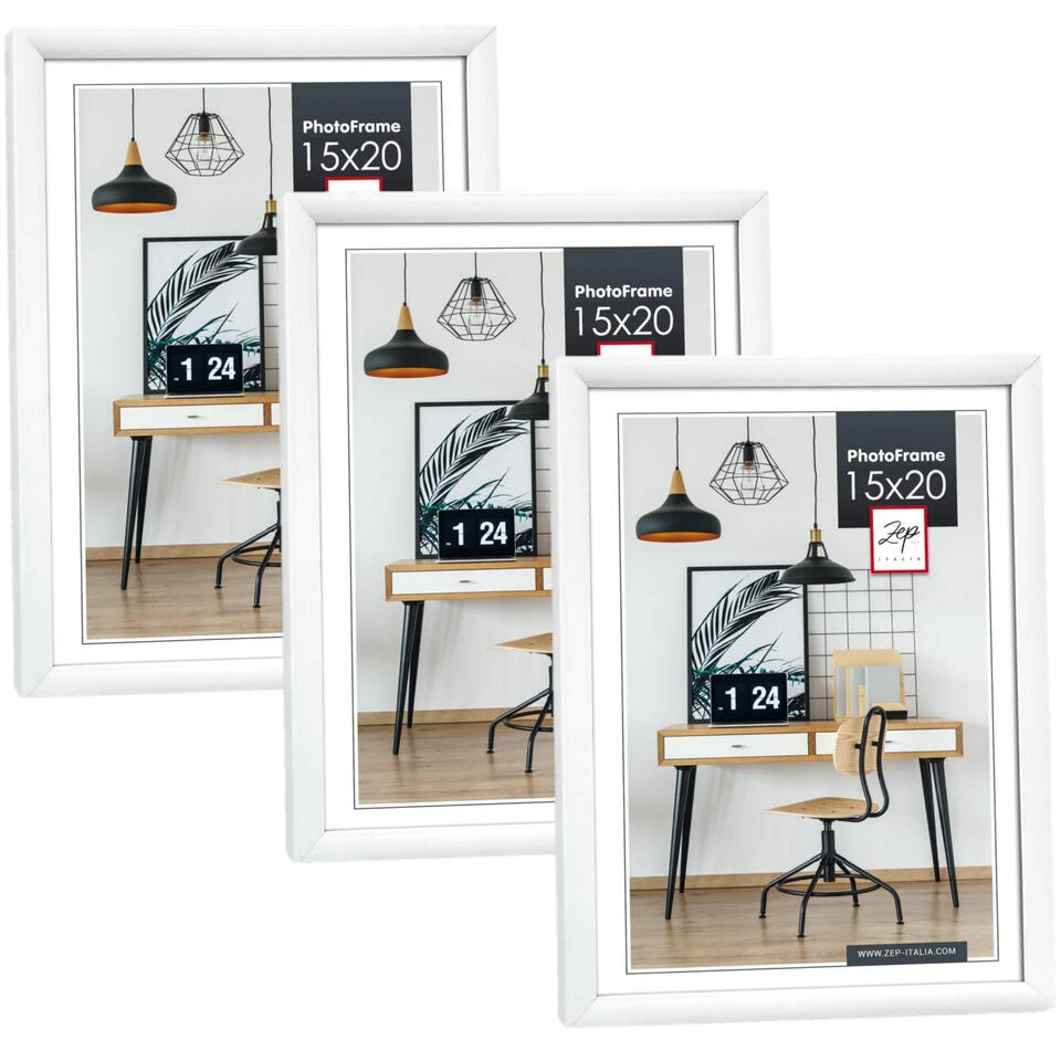 Zep Fotolijstje - Wit - Kunststof - Voor Foto Van 15 X 20 Cm 6 Zep Fotolijstje - Wit - Kunststof - Voor Foto Van 15 X 20 Cm - Afbeelding 4