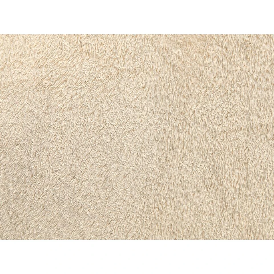 Beliani Plaid NAMDU - Beige Polyester 6 Beliani Plaid NAMDU - Beige Polyester - Afbeelding 4