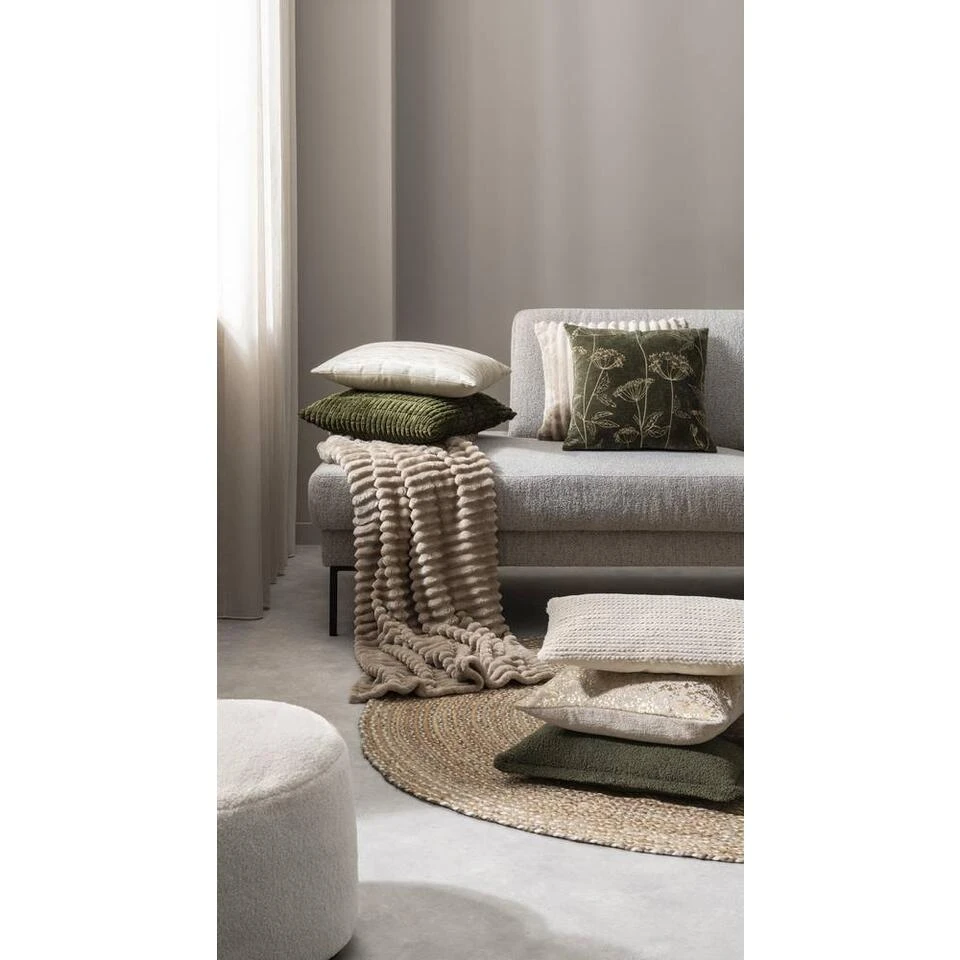 Sierkussen Zaira - Roodbruin - 45x45 Cm 5 Sierkussen Zaira - Roodbruin - 45x45 Cm - Afbeelding 3