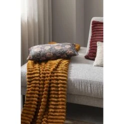 Sierkussen Pippa - Groen/caramel - 30x50 Cm -Merkloos Winkel sf 34104906 1011