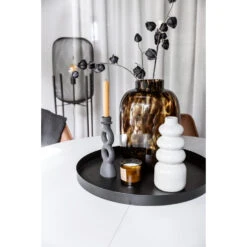 Vaas Lucca - Glas, Luipaardmotief - 35xØ24 Cm -Merkloos Winkel sf 71115773 1010