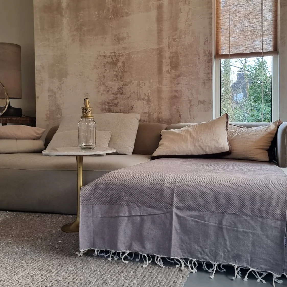 Merkloos Winkel -Merkloos Winkel japandi grand foulard plaid lantara bank Margriet